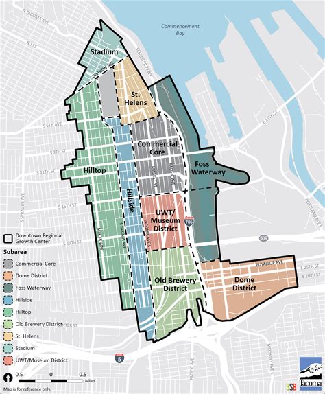 Map Of Downtown Tacoma