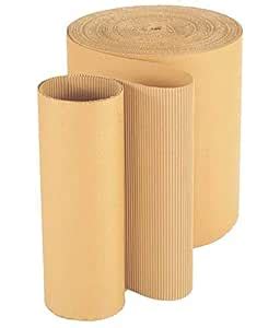 MM WILL CARE - WE WILL CARE YOUR PRODUCTS Brown Corrugated Packing Roll ...