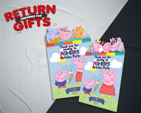 Peppa Pig Theme Mini Magnetic Return Gift Pack | Return Gift – Party ...