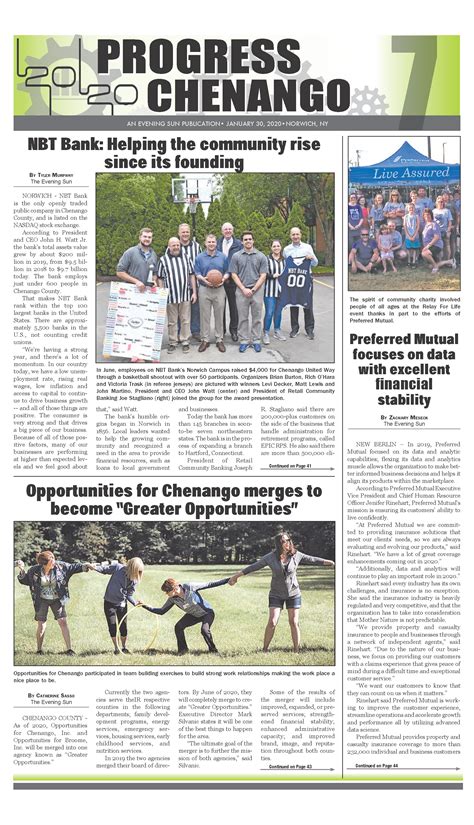 The Evening Sun | Chenango County, NY's Hometown Newspaper