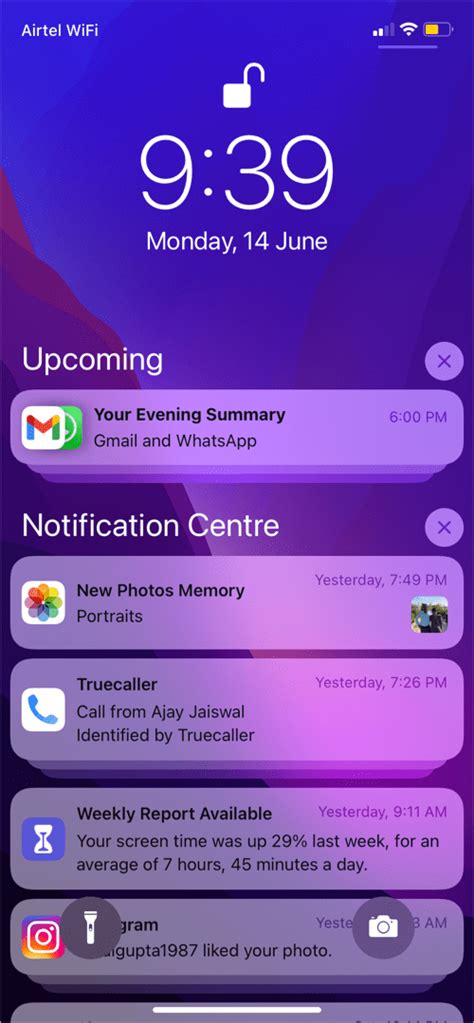Image result for iOS 15#View Notification Full-screen
