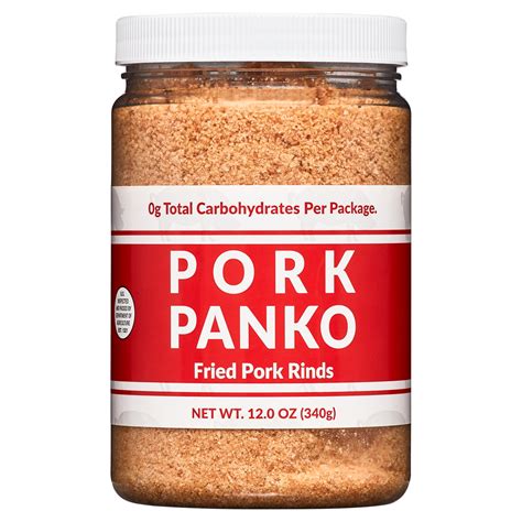 Pork Panko (12oz Jar) - 0 Carb Pork Rind Crumbs - Keto and Paleo ...