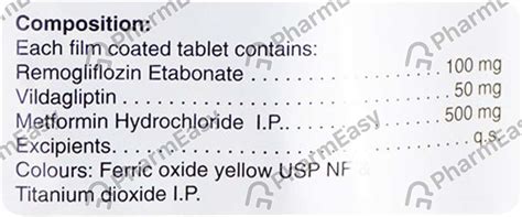 Remo Mv 500mg Strip Of 10 Tablets: Uses, Side Effects, Price & Dosage ...