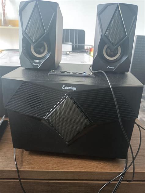 cinnkeyi Computer Speaker,16w 2.1 pc Speaker with subwoofer,Stereo ...