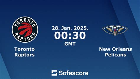 Raptors vs Pelicans scores & predictions | Sofascore