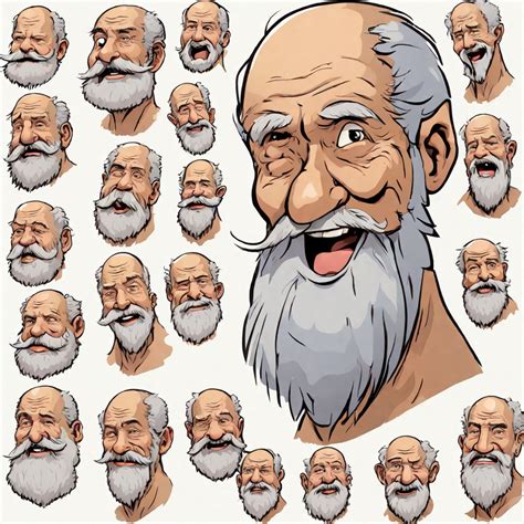 Drawing Of Old Man