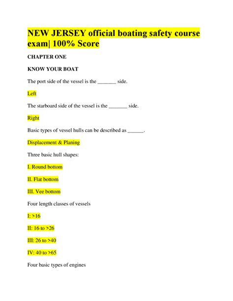 Boating License Test Study Guide at Alice Pace blog