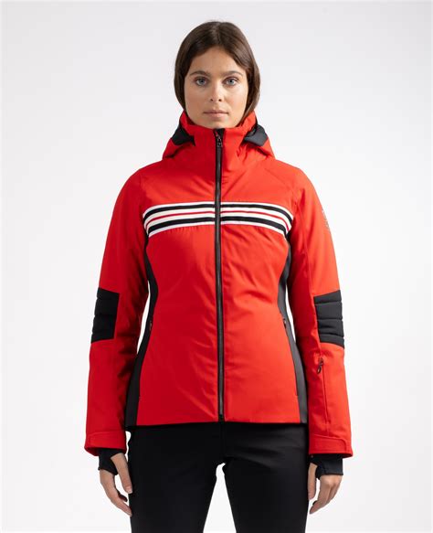 Women's red ski jacket - Korell | Sun Valley