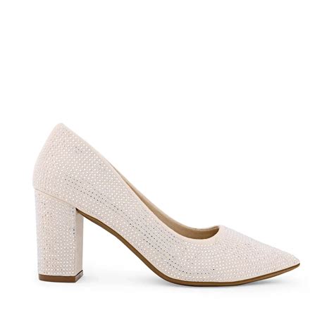 Buy Gabbana Diamond Studded Block Pumps | Lino Perros