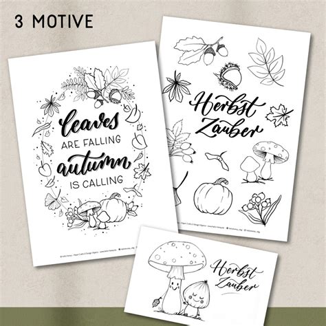 hello honey Letteringvorlagen Herbst (digital) › hello-honey