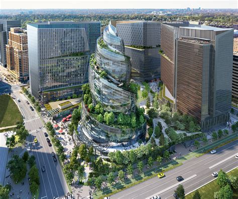 Amazon unveils design plans for Virginia HQ2, with dramatic spiral 'Helix' building as ...