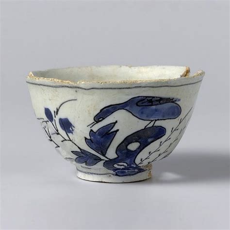 15th century 'Delft blue' earthenware cup [part 1 of diptych] by Affect ...