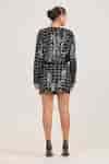 Buy Black Mesh, Lycra, Polyester Lunara Embellished Jacket And Skirt Co ...