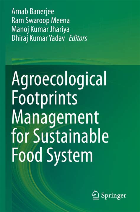 Buy Agroecological Footprints Management for Sustainable Food System ...