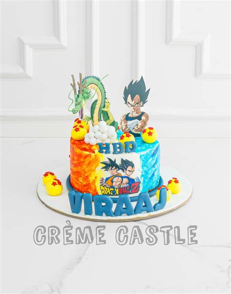 Goku Dragon Cake - Creme Castle