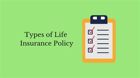 Life Insurance Policy Types 的图像结果