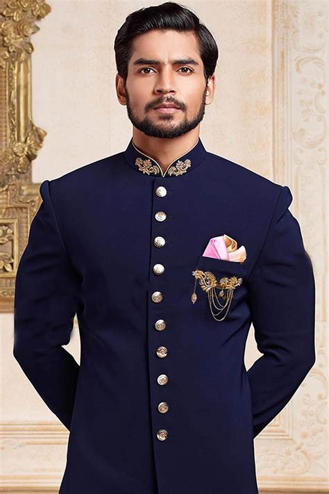Hindu Wedding Attire For Men Men's Indian Wedding Sherwani Set