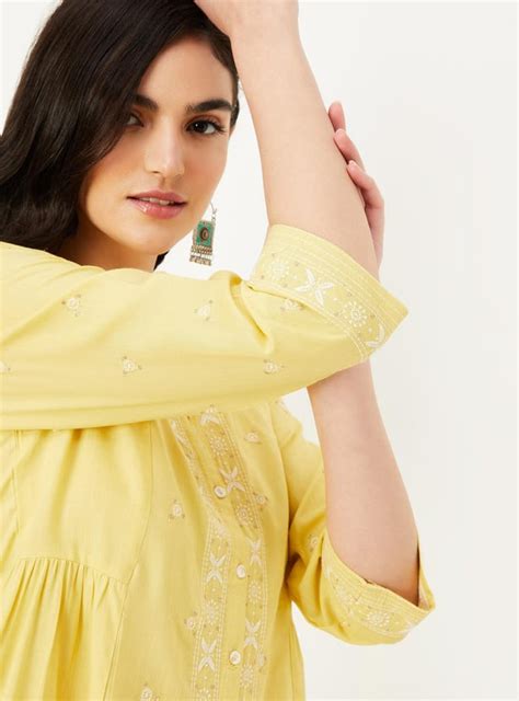 Buy Women Embroidered A-line Tunic Online at just Rs. 799.0 ...