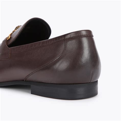 ALISTAIR Brown Leather Loafer by KURT GEIGER LONDON