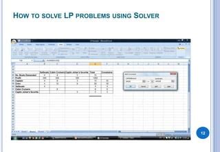 Image result for Using Excel Solver for Transportation Problem