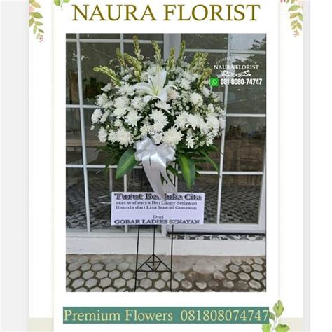 Jual bunga duka cita/standing duka cita/bunga duka/ bunga meja/duka ...