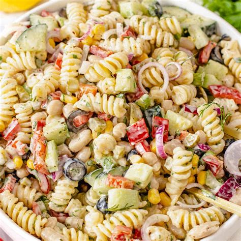 Creamy Rotini Pasta Salad Recipe at Carmela Schatz blog
