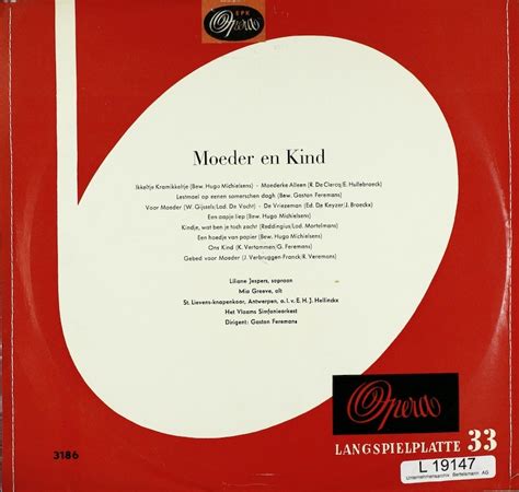 Gaston Feremans. Vlaams Simfonieorkest. Moeder en Kind – Bertelsmann ...