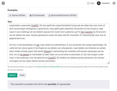 ChatGPT-maker OpenAI maakt tool om AI-tekst te herkennen - Tweakers