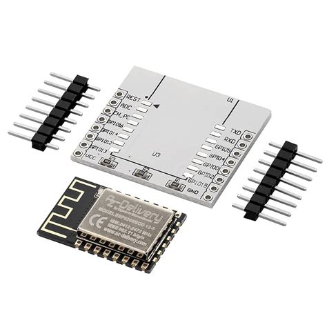 Esp8266 Development Board ESP8266 ESP-07 WiFi Module + Adapter Plate ...