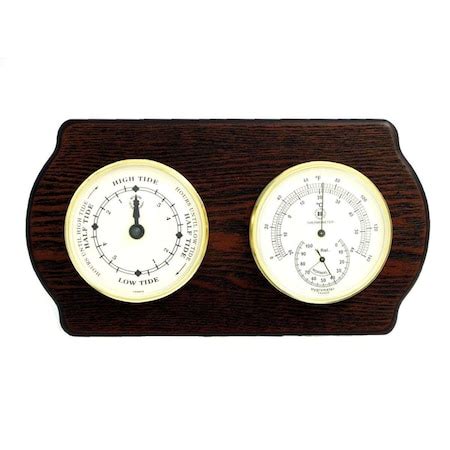 Bey Berk International Bey-Berk International Brass Tide Clock ...