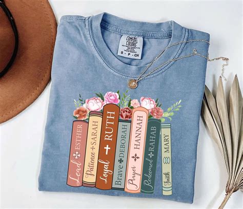 Christian Women of the Bible T-Shirt – Comfort Colors Bible Verse Shirt ...