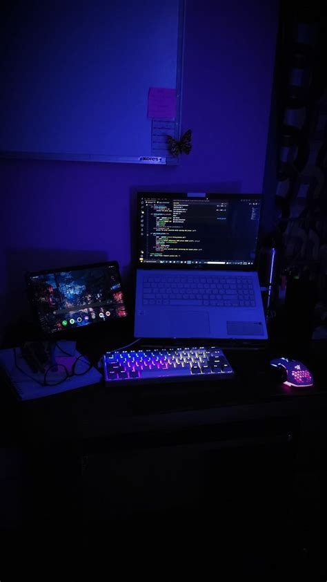 High-Tech Computer Setup with Coding 的图像结果