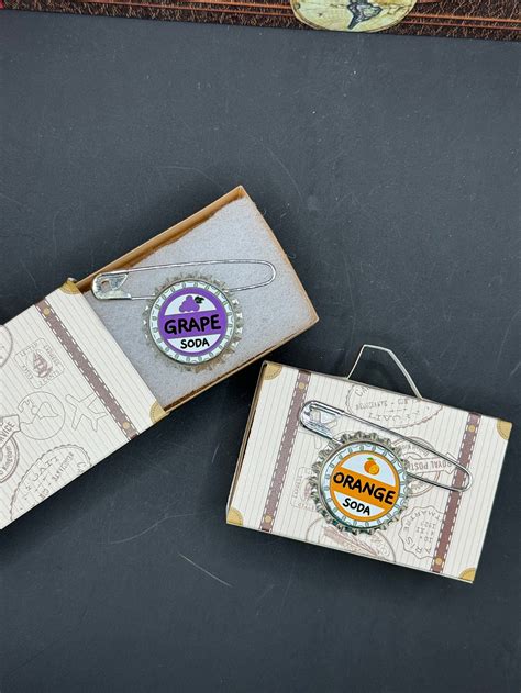 Grape Soda and Orange Soda Pins, Ellie Badge, Carl and Ellie Pins - Etsy