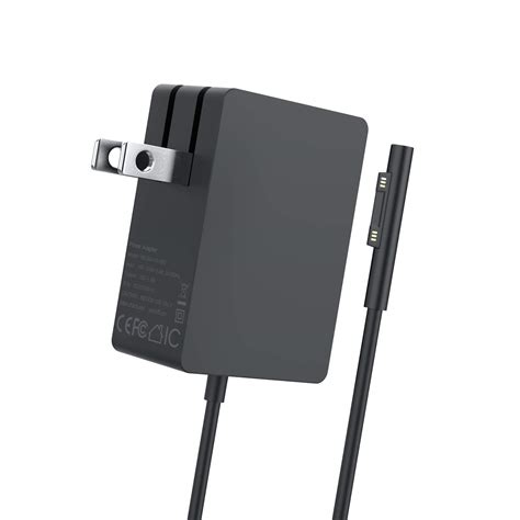 Surface Go Charger, AYNEFF 24W 15V 1.6A Surface Charger Wall Power ...