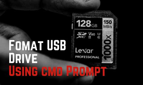 Format USB by Command Prompt 的图像结果
