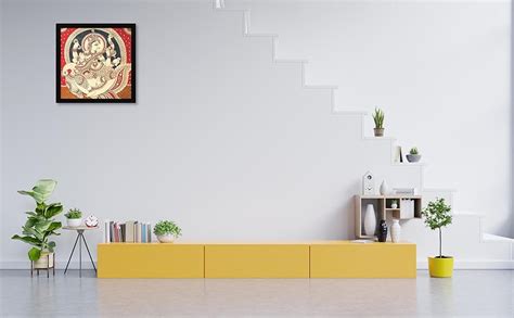 ArtX Paper Madhubani Goddess Saraswati Devi Maa Traditional Wall Art ...