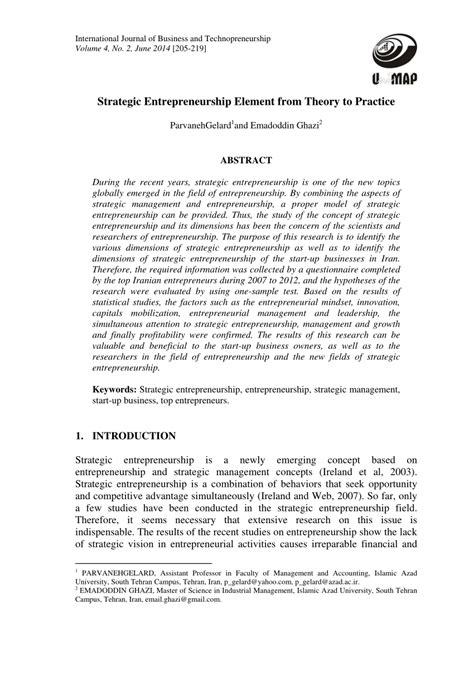 Strategic Thinking in Entrepreneurship 的图像结果