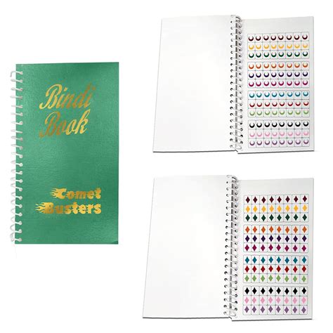 Comet Busters The Bindi Book 2-960 bindis (Velvet Multisized and Multi