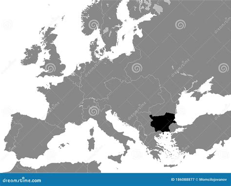 Map of Kingdom of Bulgaria Year 1914 Stock Vector - Illustration of black, 19311939: 186088877