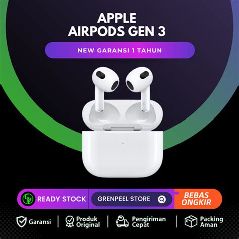 Jual Apple Airpods 3 with MagSafe Charging Case Airpods Gen 3 MME73 ...