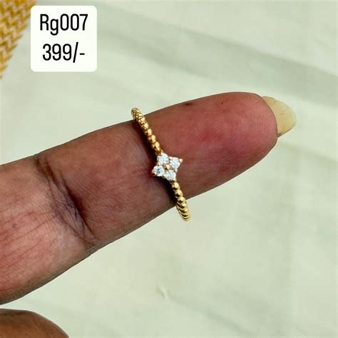 Gold finger rings rg005 – Yuvi_Collections
