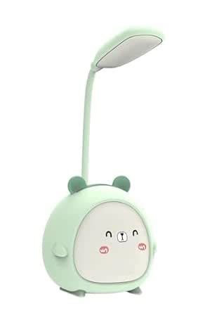 Buy Flenzy Plastic Cute Deer Table Desk Lamp with Pen Holder, Blue ...