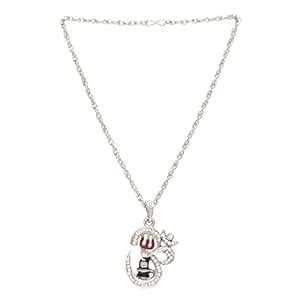 Memoir Silver plated Om Trishul Shivling Shiva God pendant locket ...