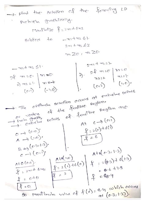Optimization Techniques Unit 2 Lecture Notes - Studocu