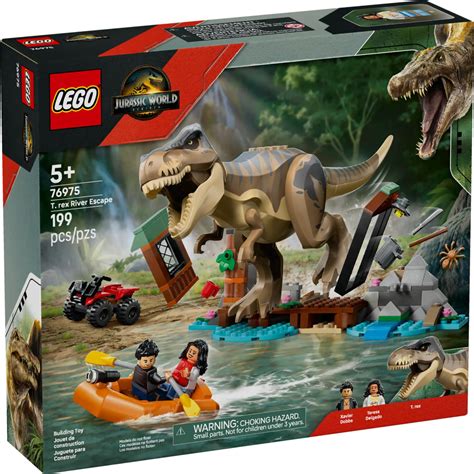 Lego 76975 Jurassic World T. Rex River Escape (199 Pieces) — Toycra