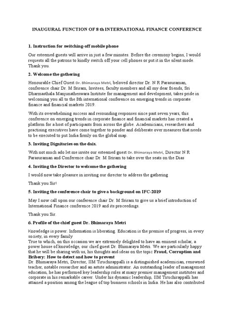 Inauguration Function Program Sample 的图像结果