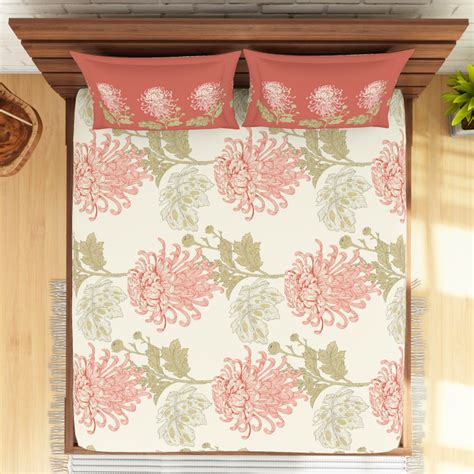 Buy SPACES Atrium Printed 3-Pc. King Size Fitted Bedsheet Set - 1.83 x1 ...