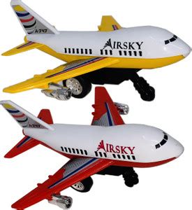 Wishmaster Small Size Pack of 2 Pull Back & go Mini Jet Toys for kids ...