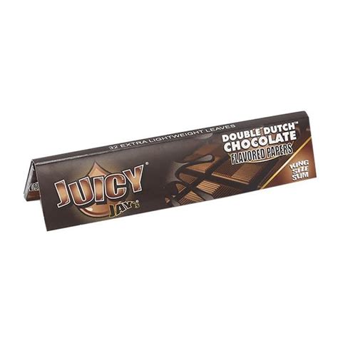 JUICY JAY'S DOUBLE DUTCH CHOCOLATE FLAVOURED ROLLING PAPER – THE ROLL N ...