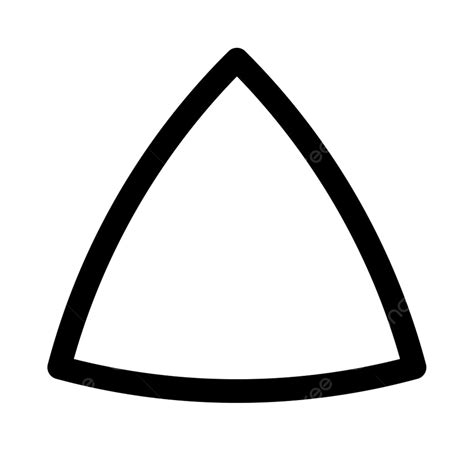 Reuleaux Forma De Triángulo Ancho Curvilíneo PNG ,dibujos Geometría, Icono, Con Línea No Recta ...